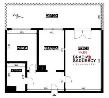 2 pok. kuchnia, 51m2, Płaszów, Bagry, ogródek