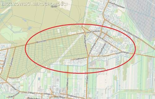 Bielany, 701 m2, WZ na dwa domu wolnostojące