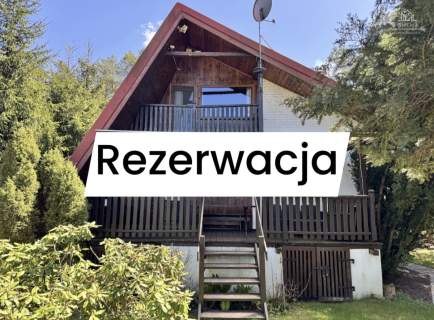 Dom nad Morzem Kociewskim Cisza, las i jezioro