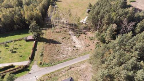 Działka budowlana z własnym stawem Kamińsko 3579m2