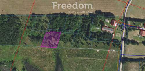 Malownicza działka 750m od jez Narie Warmia Mazury
