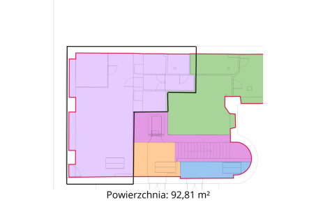 Lokal usługowy do wynajęcia - Łódź - 95,3 m - parter