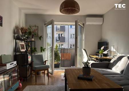 Nowoczesne 2 pokoje Balkon Klimatyzacja