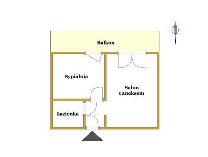 2 pokoje st. deweloperski os. Oslo