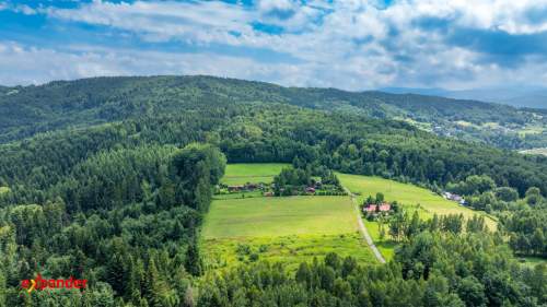 przy Lesie-na Wzgórzu-550m od Jeziora Mucharskiego