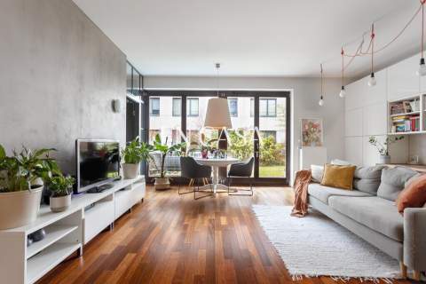 Wilanów, słoneczny ogródek, 73 m2, 2 sypialnie