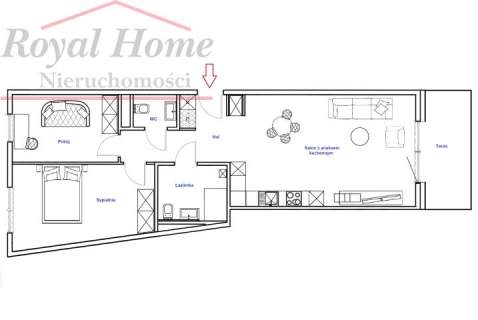 Luksusowy, wyposażony 3 pok apartament przy Rynku.