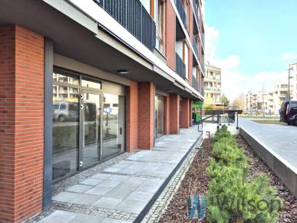 Lokal w nowoczesnym apartamentowcu na Wilanowie
