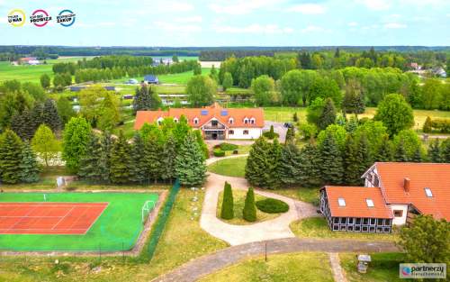 Ośrodek Mazury 6,5 ha, 35 pokoi, 1356m2