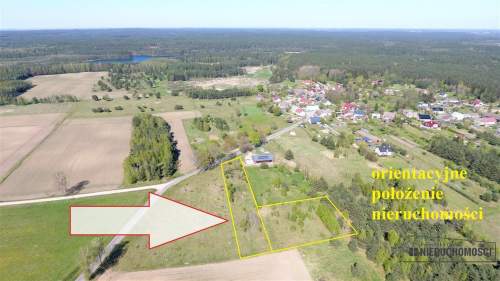 Rakowo - działka budowlana 1,5 km od Jeziora Komor