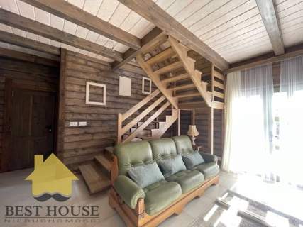 Dom z drewna księżycowego130 m2 sprzedaż Kębło