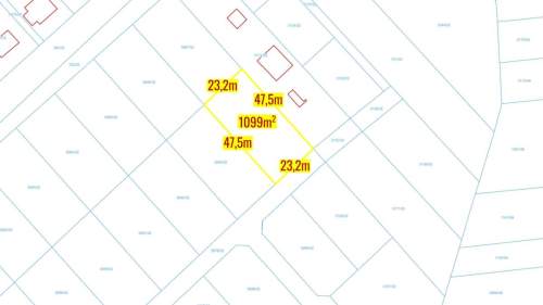 Działka MN Koszęcin Słowików 1099m2 Woda prąd