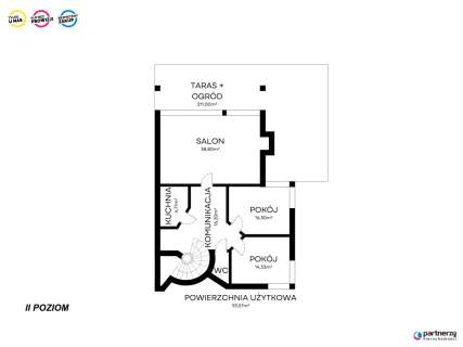 Dwupoziomowy apartament na zamkniętym osiedlu