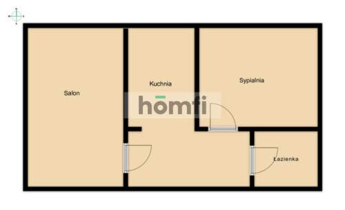 Żoliborz, ul. Włościańska 2 pokoje 42 m2
