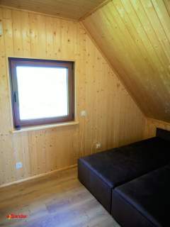 Domek całoroczny drewniany działka 912m2 Powidz ZAMIANA