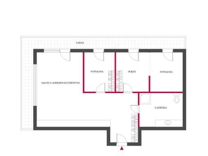 Luksusowy apartament z tarasem