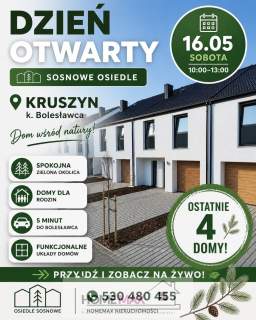 Nowe domy pod Bolesławcem - już gotowe 