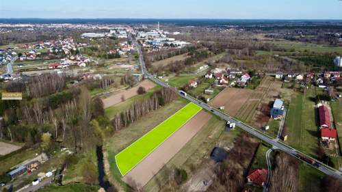 Działka 3697 m2 z pozw. na bud. handlowy