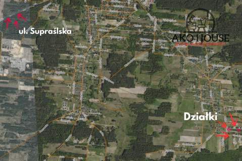 DZIAŁKA budowlana 1185m Ciasne k. Białegostoku 
