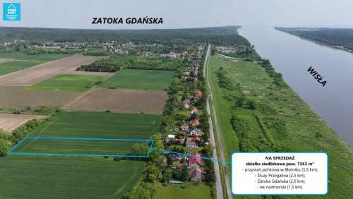 Działka siedliskowa blisko morza i miasta