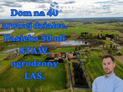 Siedlisko z duszą staw, las i własna pasieka