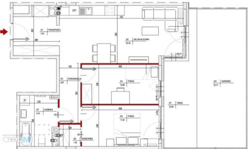 3 pokoje z ogródkiem 68 m2 blok z 2024 Bella Vista