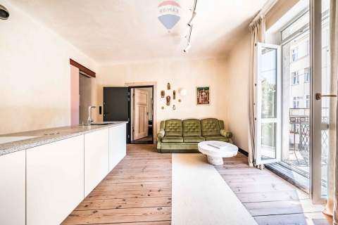 Stylowe mieszkanie biuro kamienica balkon Łazarz