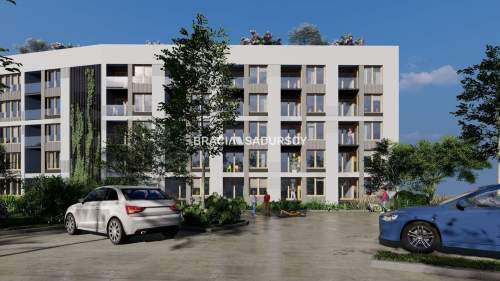 Dostępne mieszkania od 25m2 do 63m2. 