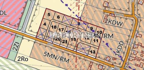 Budowlana 1132m2, 20x57, z planem miejscowym