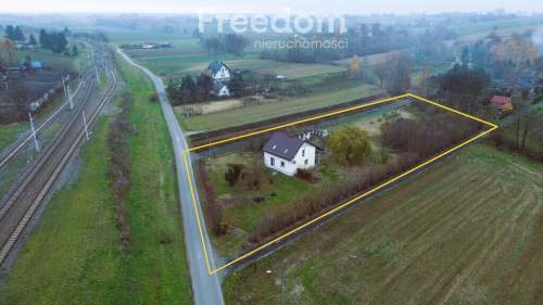 Działka 33 ar z domem 120 m Zdrapy, Wilkołaz