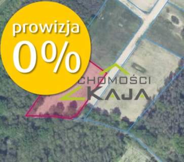 Atrakcyjnie położona działka przy lesie
