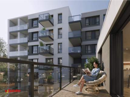 Nowoczesne 2-pokojowe mieszkanie z balkonem 44,61 m