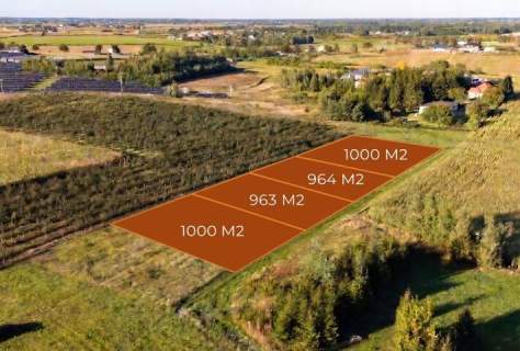Działka z warunkami zabudowy - 8 km od Włocławka