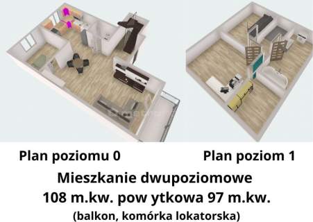 Rodzinny komfort 4 pokoje, 97m.kw. i 2 poziomy 