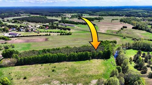 Wyjątkowa działka nad rzeką i z własnym lasem.