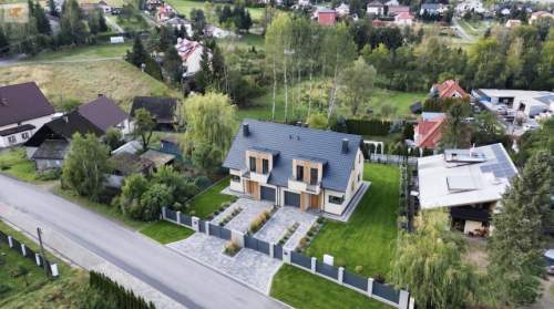 Nowoczesny bliźniak - widoki, ogród i tylko 10 minut do Wieliczki