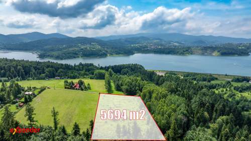 przy Lesie-na Wzgórzu-550m od Jeziora Mucharskiego