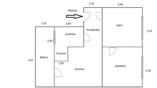 Zabrze - Cieszyńska I 69m2 z dużym balkonem 1p