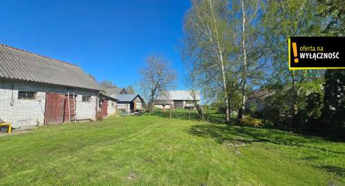 Suchowola k. Chmielnika- działka 8220 m2 z domem