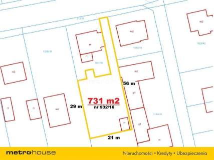 Parcela w pięknej lokalizacji - 731 m2