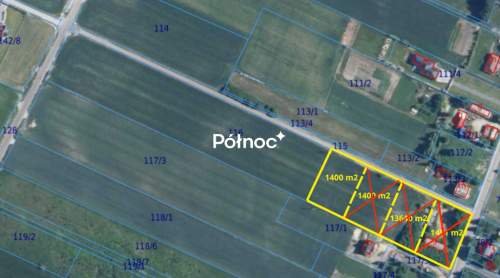 Działki budowlane w Janowie- 1400m2 - 85 zł/m2,