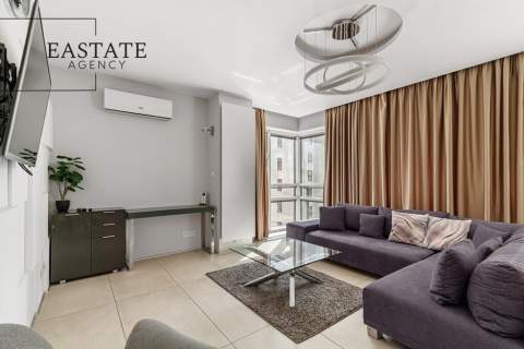 Apartament z panoramą centrum Warszawy