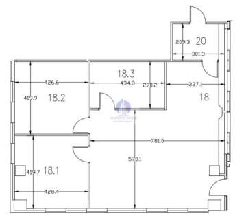 Mokotów lokal biurowy 122,65m2 do wynajęcia