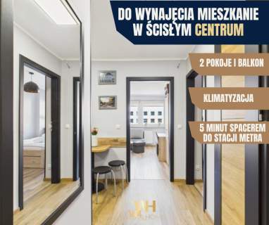 for rent Centrum ul. Zgoda 2 pokoje balkon
