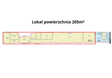 DUŻE BIURO 205 m2 typu open space PIOTRKOWSKA 60