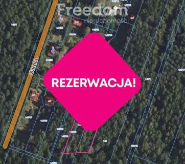Działka budowlana 2300m2 w lesie -uzbrojona