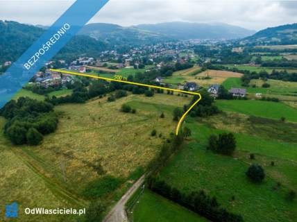 Sprzedam działkę budowlaną 1004m2 w górach, Gm. Kamienica, powiat...