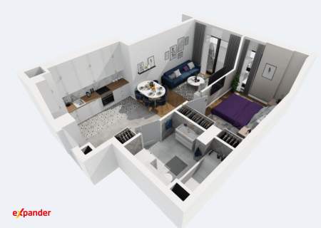 2 pokoje 41 m balkon idealne dla pary