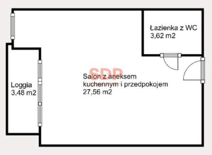 Kawalerka na Sołtysowicach z bardzo dobrym dojazdem do centrum