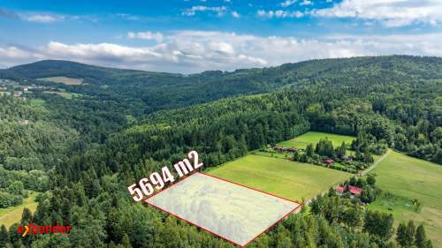 przy Lesie-na Wzgórzu-550m od Jeziora Mucharskiego